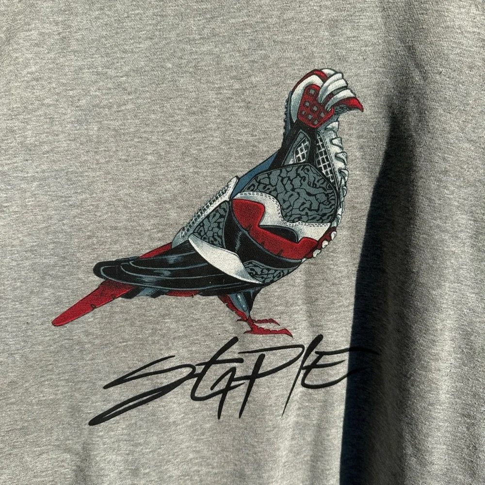 Jeff Staple Gray Graphic Men's Sweater - Picture 3 of 5